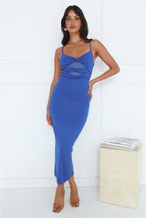 Into The Wild Midi Dress Blue